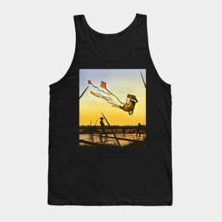 The Flying Rickshaw Tank Top